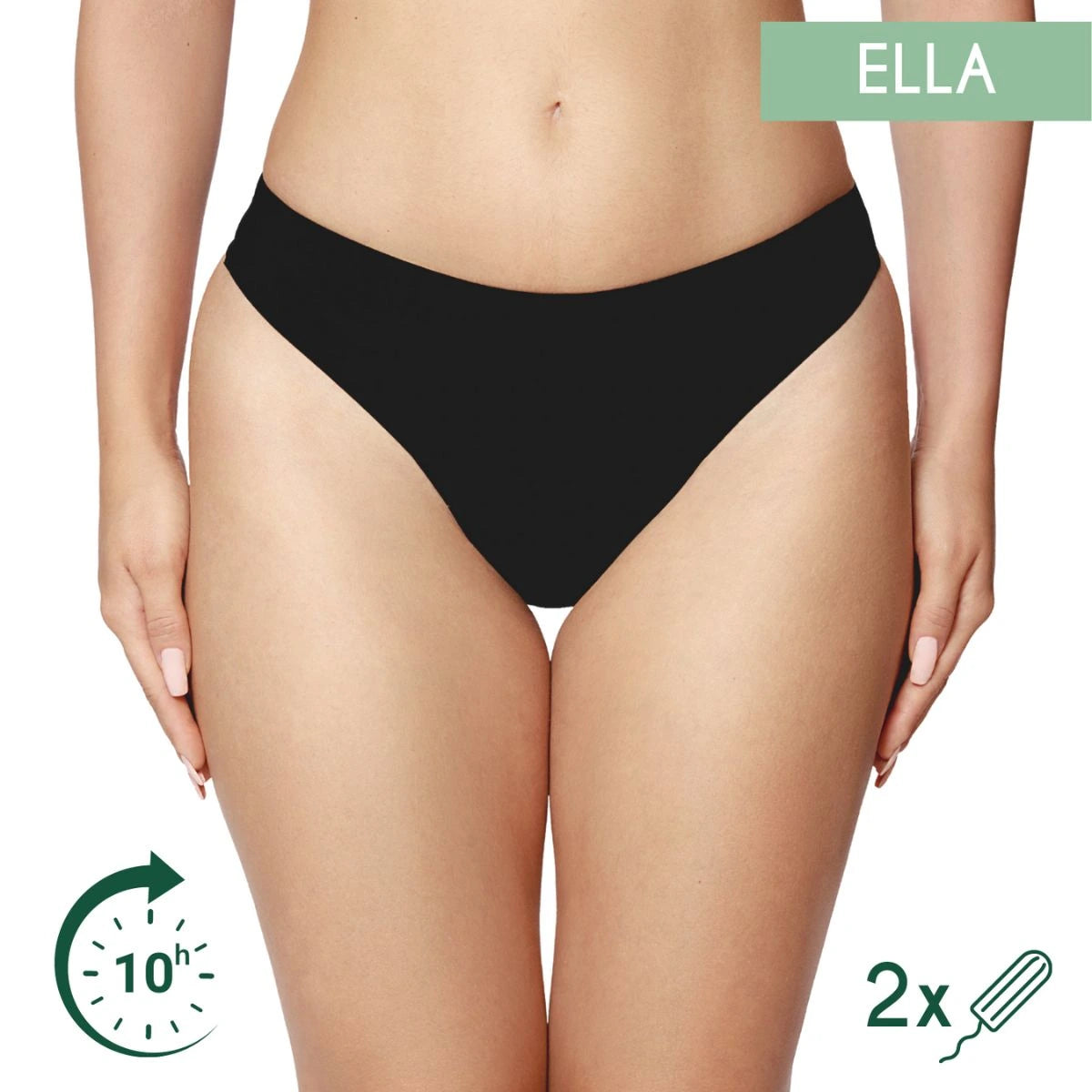 Femi.Eko - Ella - Thong Seamless Period Pants (available in 3 colours)